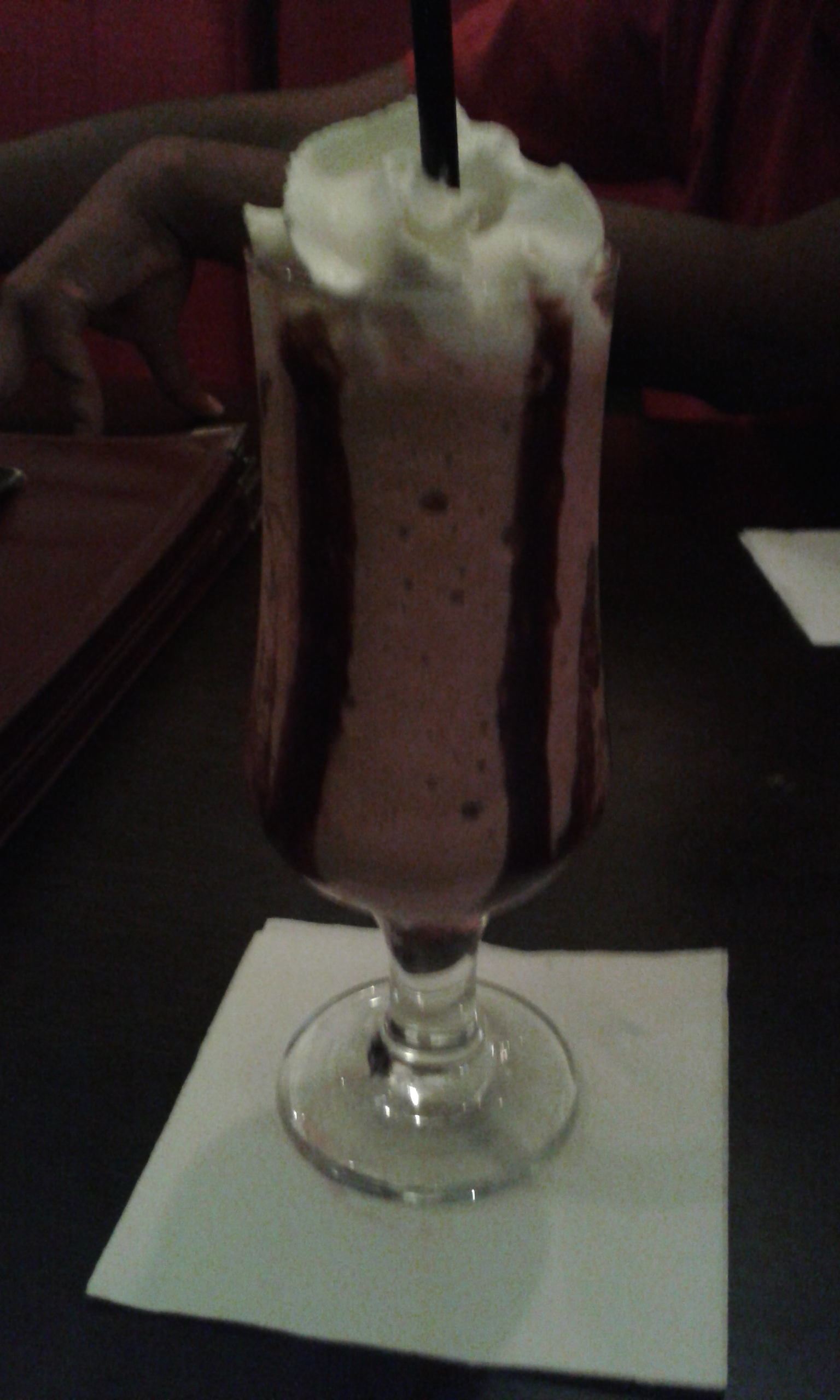 Chocolate and Raspberry Milkshake!